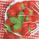 ti-flair - Servietten - Fragole - Erdbeeren