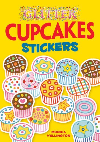 glitter cupcakes stickers dover little activity books stickers
