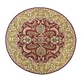 Kashan Rug- Red/ Gold(8' Round)