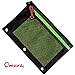 OMURA Zippered PENCIL POUCH ASSORTED COLOR w/ Mesh Windows & Standard 3-Ring Binder, PACK OF 6