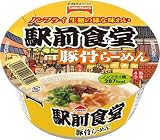 テーブルマーク 駅前食堂豚骨らーめん 76g×12個