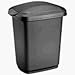 Kitchen & Housewares : Sterilite White Ultra Touch-Top Wastebasket 28 Qt.