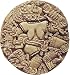 Aztec Moon Goddess Coyolxauhqui Round Relief