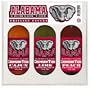 Alabama Crimson Tide NCAA Grilling Gift Set (12oz Cajun, 12oz Lime, 12oz Peach)