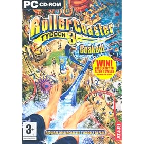 Rollercoaster Tycoon 3: Soaked! Expansion Pack (PC CD)