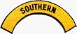 Southern Military Patch - Yellow & Black - Embroidered Iron On or Sew On Patch