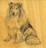 COLLIE Rubber Stamp COLLIE Rubber Stamp