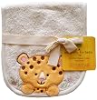 Naturally for Baby Organic Sasha Character Applique Burpcloth, Large