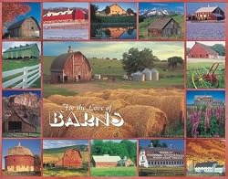 Country Barns 1000 Pc Jigsaw Puzzle by White Mountain