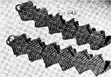 #1195 CURTAIN TIE BACKS VINTAGE CROCHET PATTERN (Single Patterns)