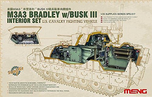 US M3A3 Bradley Interior Set with Busk III (Use with Kit #SS6) (1/35 Scale)