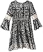 Beautees Girls' Boho Dress with Purse