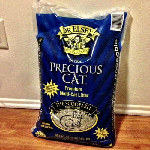 Precious Cat Ultra Premium Clumping Cat Litter, 40 pound
