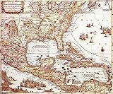 Map of South Eastern America, Art Poster by Willem Janzoon Blaeu