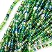 Czech Seed Beads Mix 11/0 "Ever Green" One Half Hank