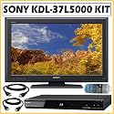 Sony BRAVIA® L-Series KDL-37L5000 32-Inch 720p LCD HDTV + Blu-Ray Accessory Kit