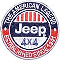 Jeep Wrangler Grand Cherokee Logo Sign Car Racing Patch Iron on Applique Embroidered T shirt Jacket BY SURAPAN