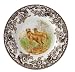 Spode Woodland Hunting Dogs 10-1/2-Inch Dinner Plate, Golden Retriever