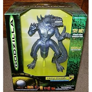 Living Godzilla Electronic Action Figure with Motorized Attack and Roar by 