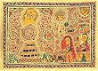 Fine Art Paper Madhubani Folk Paintings 22 x 30 inches