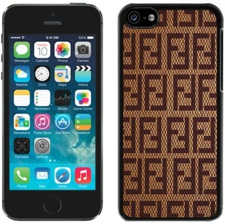 Fendi Black iPhone 5C Phone Case Genuine Custom Cover
