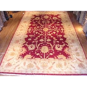 Handmade Indian Oushak Rug 12'2x19'10 by Oscar Isberian Rugs