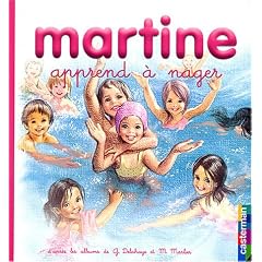 Martine apprend � nager