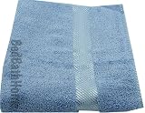 Egyptian Cotton Frost Blue Bath Towel- By Frenchtex