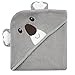 Luvable Friends Unisex Baby Cotton Animal Face Hooded Towel, Koala, One Size