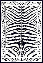 Home Dynamix Area: Zone Rug: 7160: Zebra Rug 5' 3"x7' 5