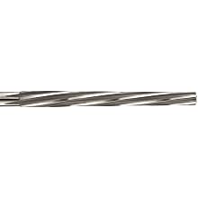 Alvord Polk 155-2 High-Speed Steel Taper Pin Reamer, Left Hand Spiral Flute, Round Shank, Uncoated (Bright)