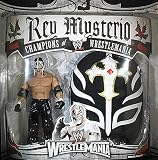 REY MYSTERIO - BLACK MASK WWE TOY WRESTLING ACTION FIGURE W/ MASK