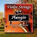 Adagio Violin Strings 4/4 Coated Silver Full Set