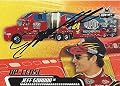 AUTOGRAPHED Jeff Gordon 2002 Press Pass Optima UP-CLOSE (#24 DuPont Racing) Vintage Insert Signed Collectible NASCAR Trading Card with COA