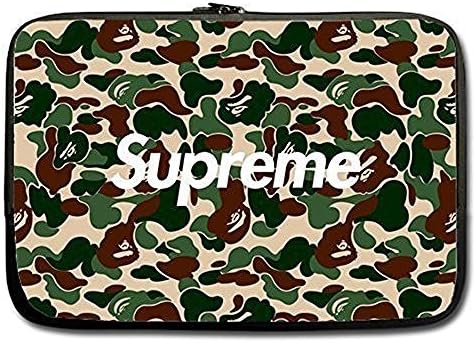 WalkingCharm Supreme Bape Unique Design Custom Notebook Sleeve Computer Sleeve Case For Macbook Pro 13 Inch(Two Sides)