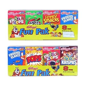 【クリックで詳細表示】ケロッグ ファンパック (1食分シリアル8個入り) [並行輸入品]