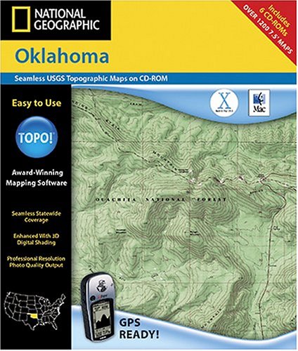 National Geographic TOPO Map of Oklahoma (Mac)