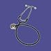 Nurse Stethoscope, 22" Vinyl Tubing, 30", Black (MHI10428020)