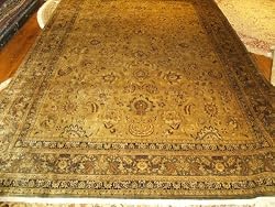 Handmade Indian Sarouk Rug 8'9"x12'3"
