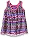 Youngland Girls' Chiffon Aztec Print top with Neon Legging Set