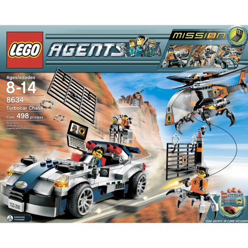 Childrens Toyshop  Toys : LEGO Agents Turbo-Car Chase