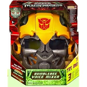 Transformers Revenge of the Fallen Bumblebee Voice Mixer Helmet