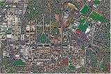 Stanford University 36 x 24 Aerial Photo Art Poster Print