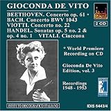 Gioconda de Vito plays Beethoven, Bach & Viotti