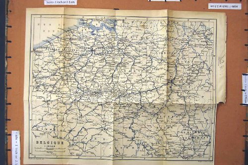 map 1910 belgique belgium bruxelles anvers lille arkas
