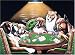 Velvet Painting of Dogs Playing a Poker Game 24