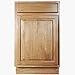 Sunnywood Prod. ARB21 Single Door and Single Drawer Oak Base Cabinet