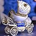 Cinderella Carriage Music Box Eggshell White Silk Jewelry Case Christmas Gift Hot Sale