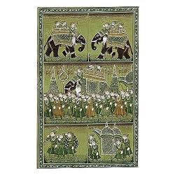 Folk Miniatures Paintings Indian Drawings & Arts