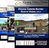 Xtreme Calorie Burner! Road to Victory. Boulder Colorado. Indoor Cycling Training / Spinning Fitness and Workout Videos